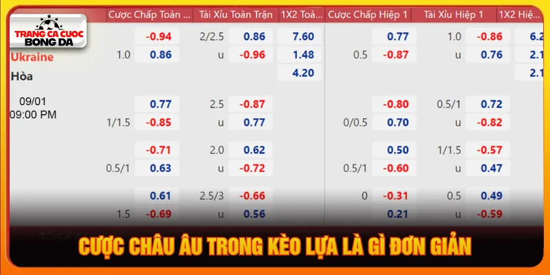 Hình thức lựa theo châu Âu ưu tiên nhờ sự đơn giản