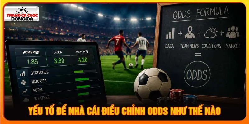 Nhà cái điều chỉnh odds như thế nào vận hành liên tục